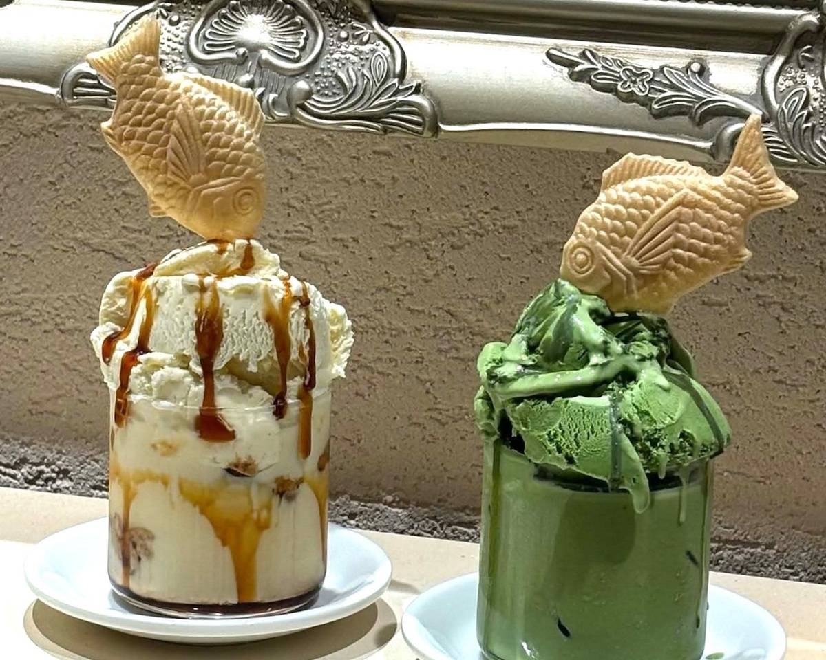 「きなこきなこ」（左）と「まっちゃまっちゃ」（右）／各890円／©OMOFU