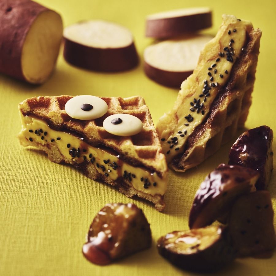 「大学芋ワッフル」550円