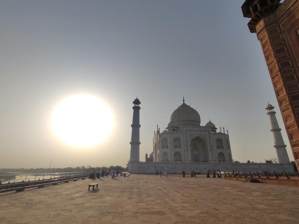 タージマハル_朝の時間帯