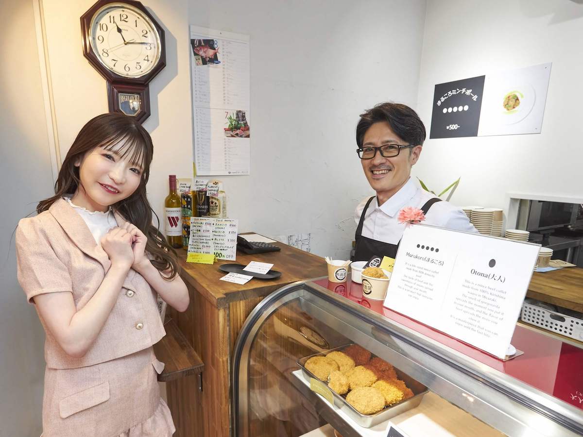 スタッフ代表の大野耕平さんとパチリ♪