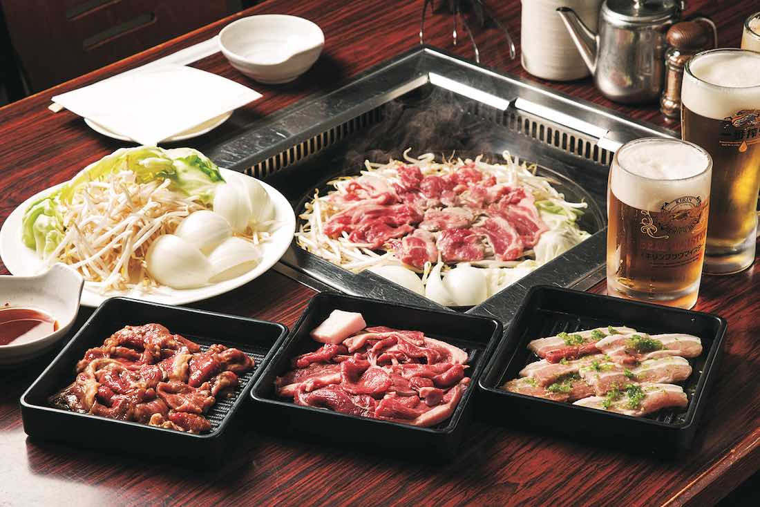 キリンビール園 アーバン店「二大ジンギスカンと 自家製ねぎ塩たれの 豚焼肉食べ放題」4048円（食べ放題100分、飲み放題は＋1925円〜）