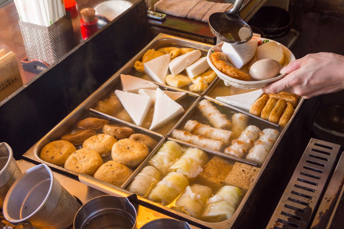 真昆布のダシがしみ込んだおでんが美味しい