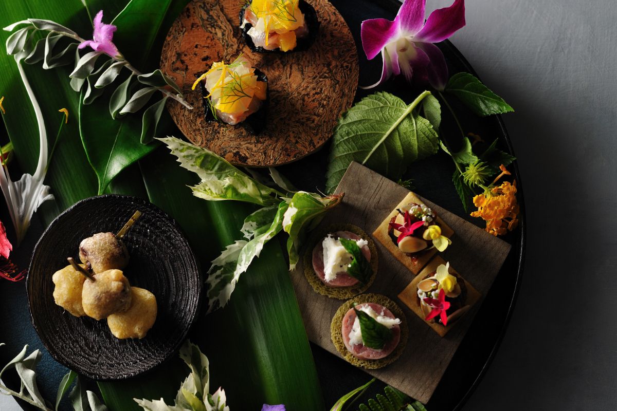 1日目夕食「琉球ガストロノミア~Bellezza~」の前菜