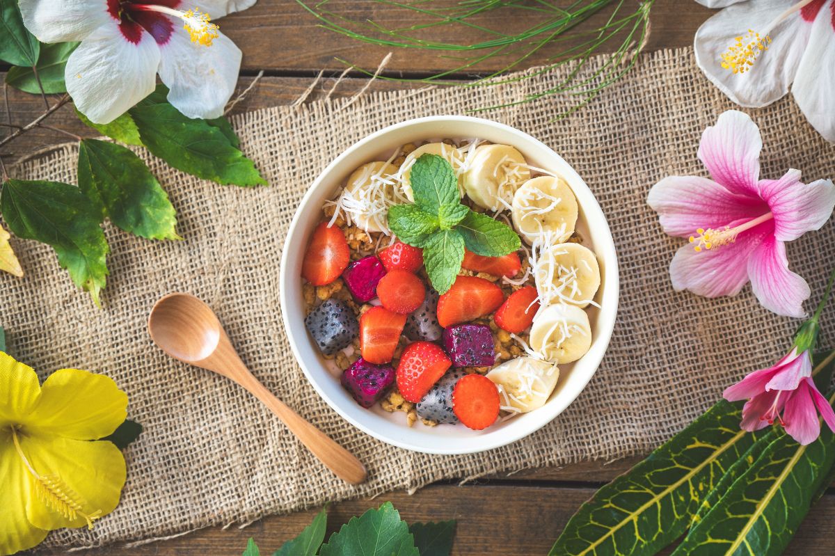 期間限定朝食メニューの「トロピカルモーニング」