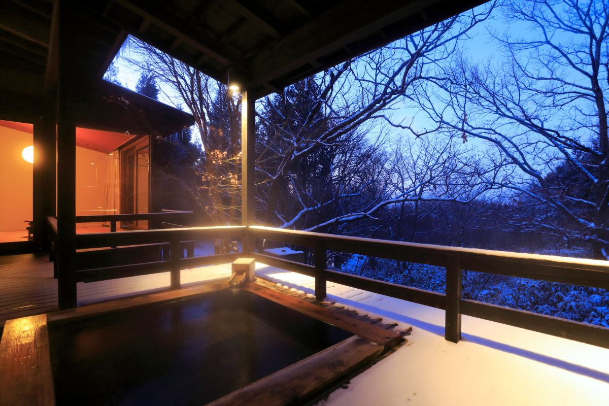 「界 阿蘇」客室露天風呂