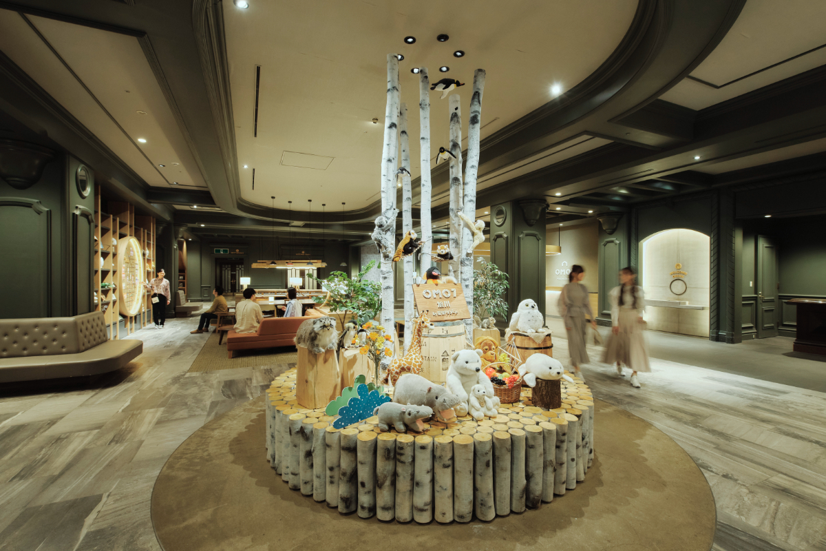 OMOベースの白樺テーブル