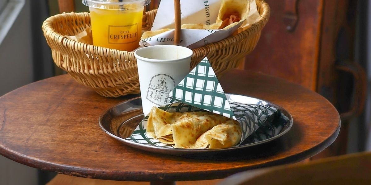 ここでしか味わえない！ ピッツァ生地で作る「イタリアンクレープ」【きょん。のあの日この日のカフェダイアリー。】