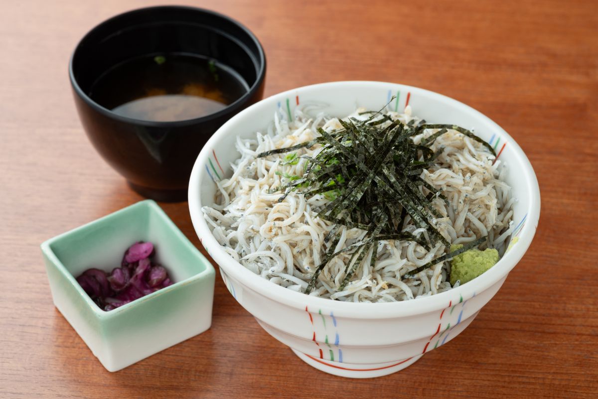 「しらす丼（遠州灘産）」1200円