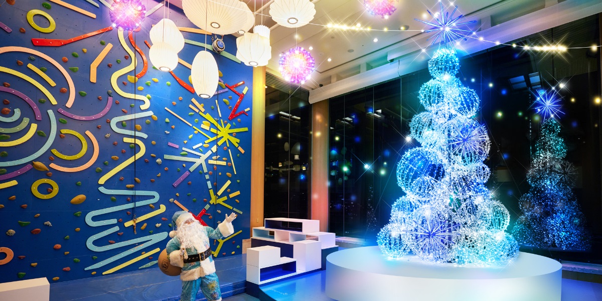 パステルカラーのツリーが登場！リゾナーレ熱海」の「花火クリスマス」が2024年12月1日（日）〜25日（水）に開催♪