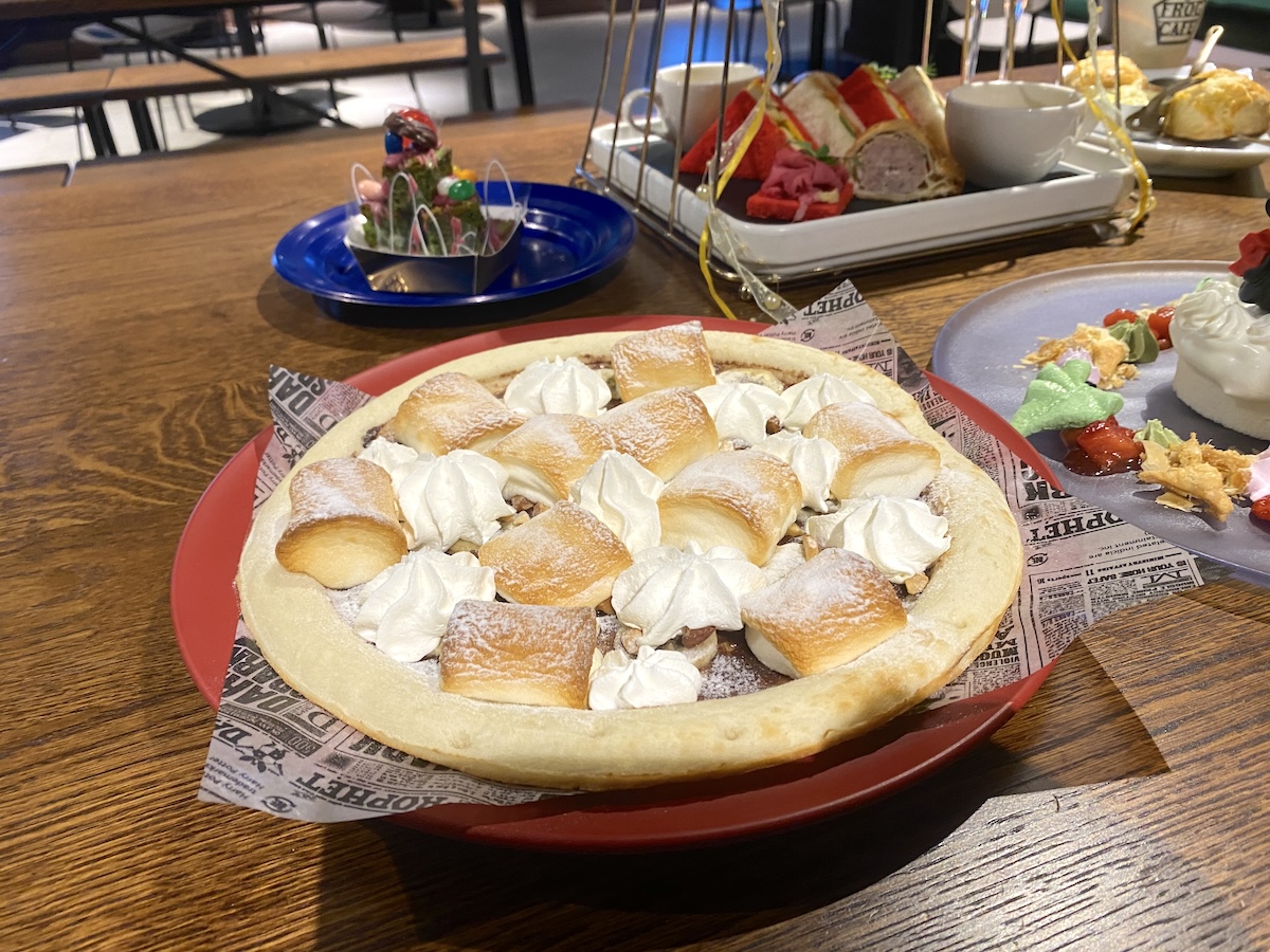 「スモアデザートピザ」1600円