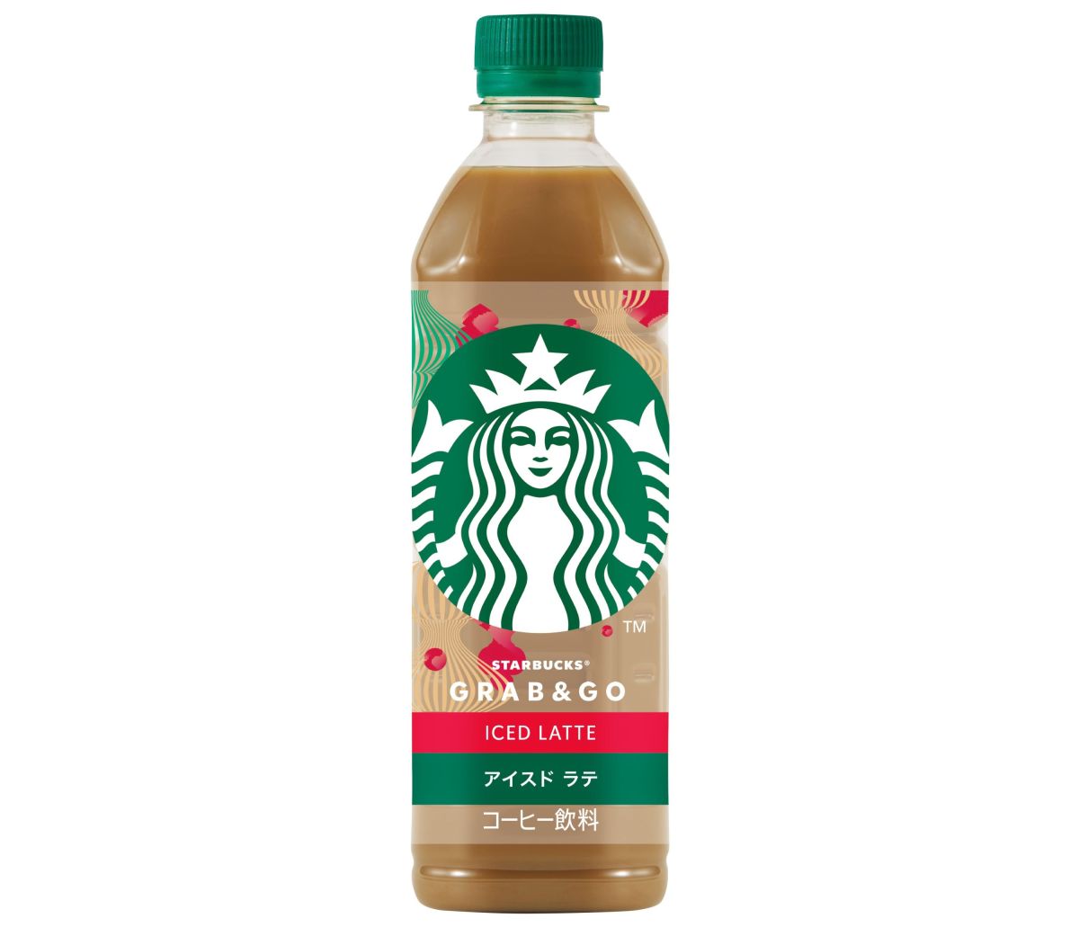 「スターバックス® ＧＲＡＢ＆ＧＯ アイスド ラテ」500mlペットボトル 希望小売価格：178円（税別）