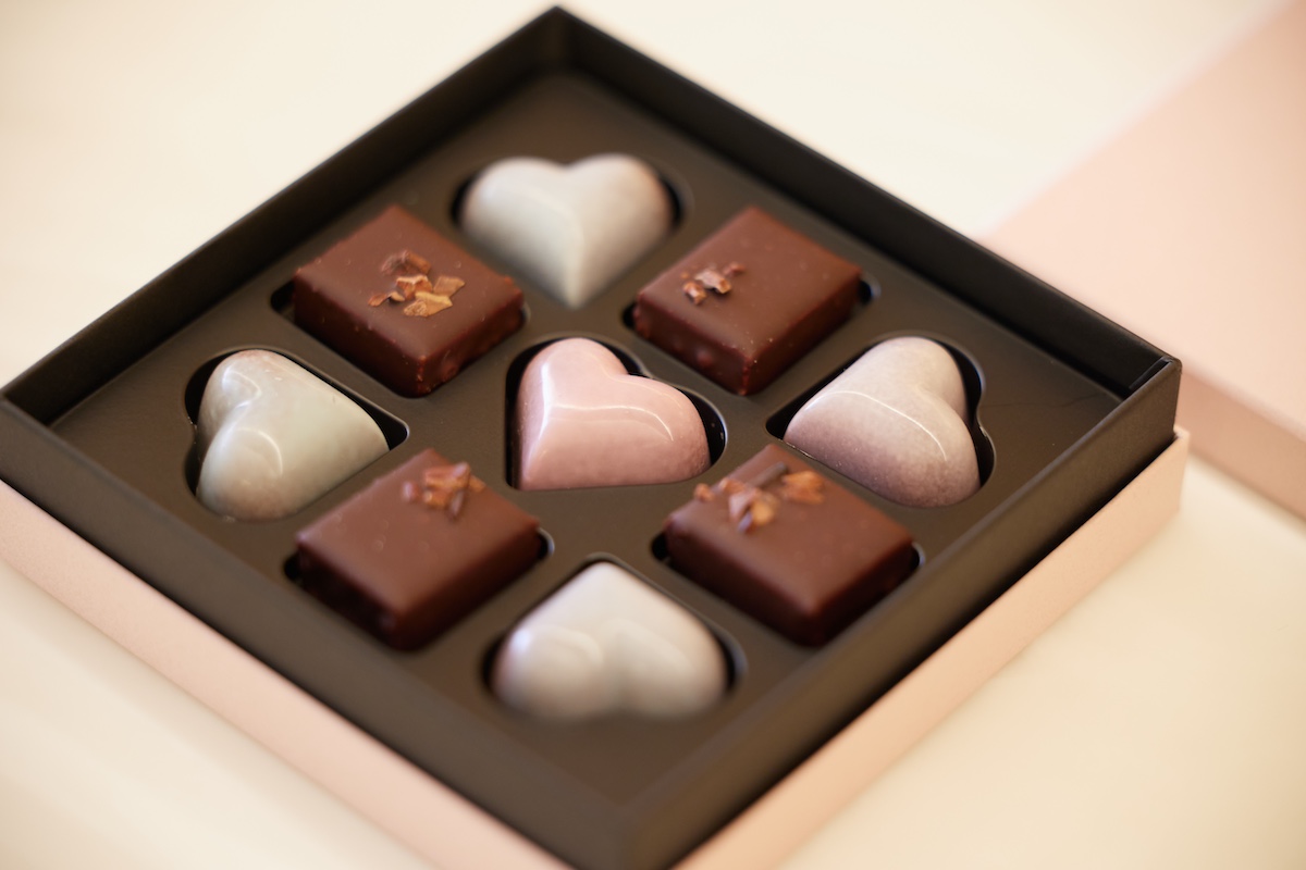 「ボンボンショコラ」1個540円（箱代別途200円）