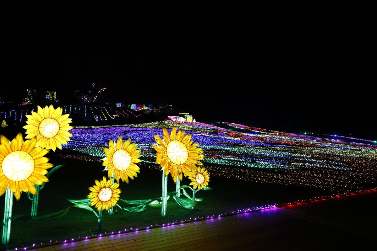 ひまわりのオブジェ