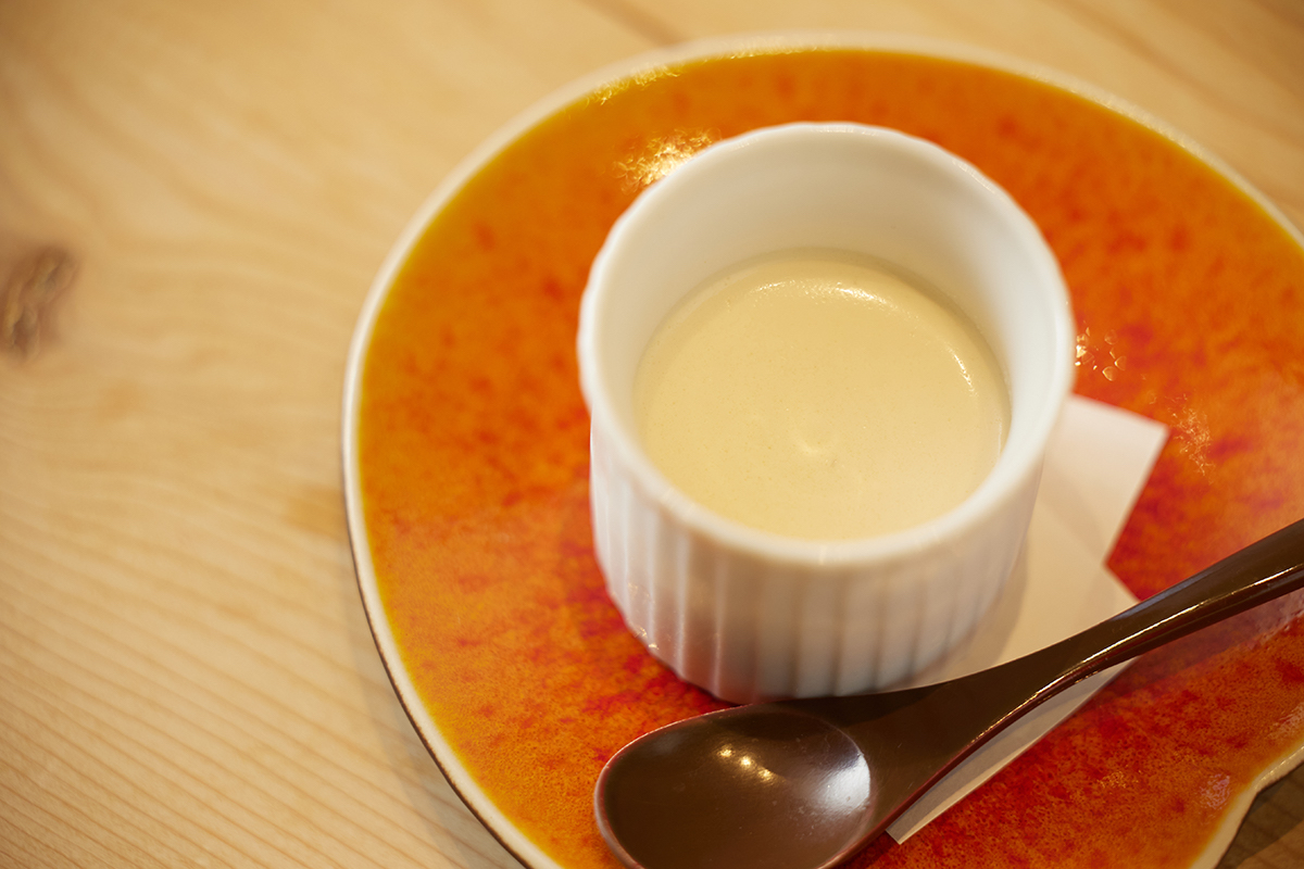 ほうじ茶のブランマンジェ