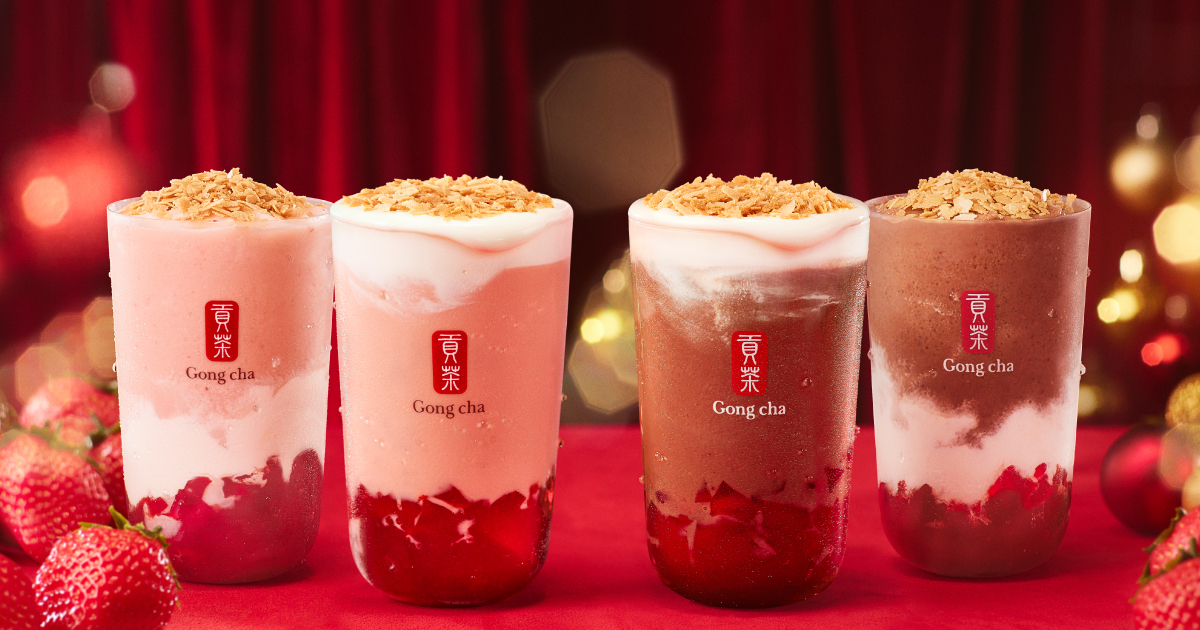 【ゴンチャ実食レポ】「あまおう®ノエル ミルクティー＆フローズン」「あまおう®トルテ ショコラティー＆ショコラフローズン」が期間限定で登場！