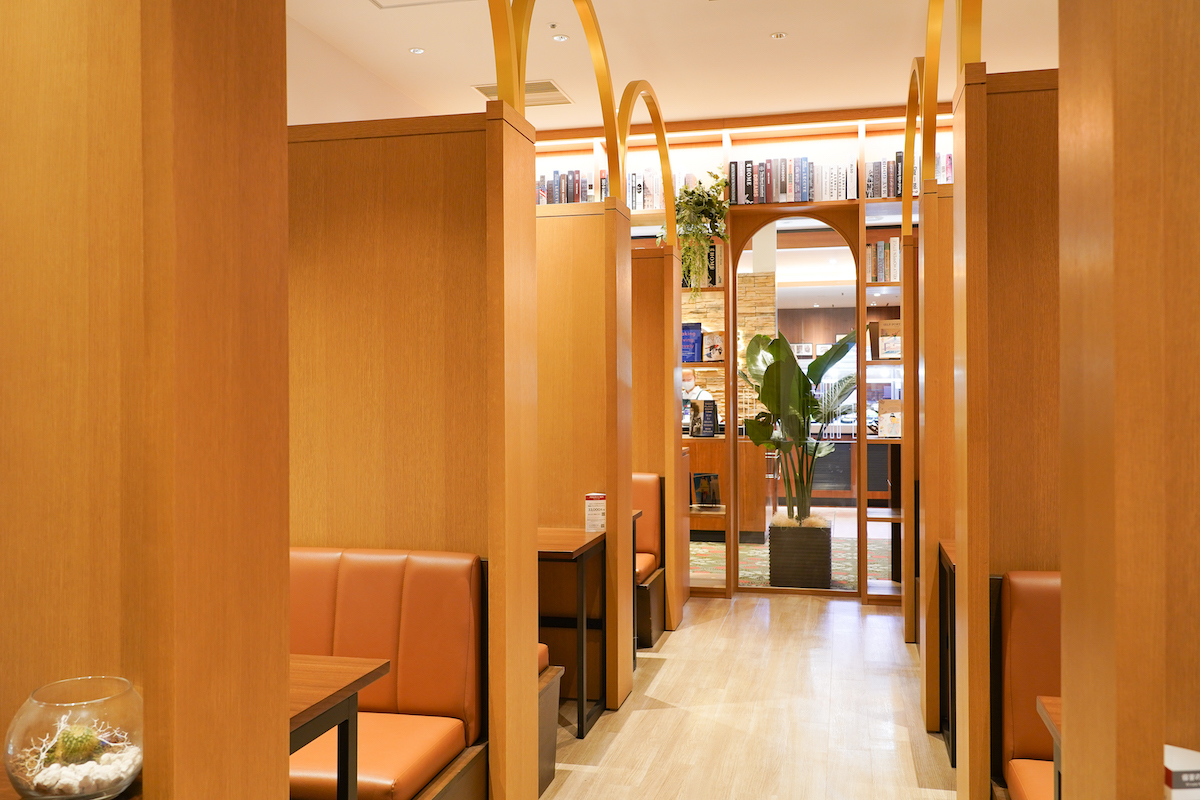 集中できる半個室スペース