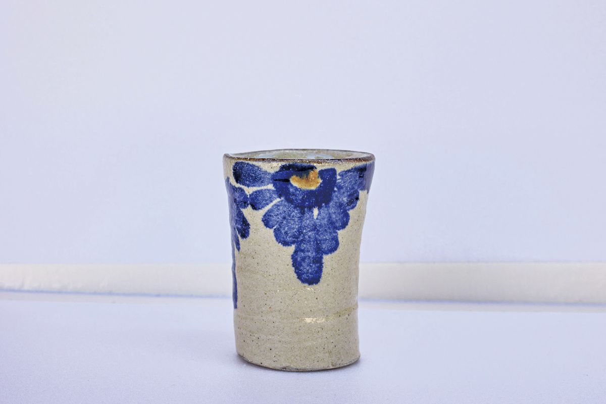 やちむん　ブルー　北窯　與那城 やちむん ブルー 北窯 與那城 やちむん 民藝 読谷山焼 北窯 與那