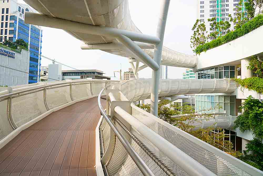 スロープはフォトスポットとしても人気