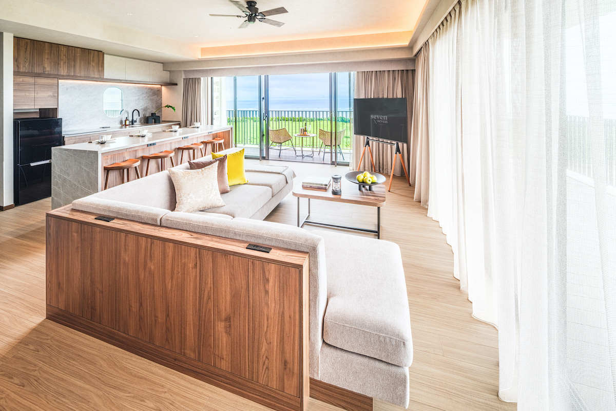 「デラックスバンク with ジャグジー」（1泊1室 8万8400円〜／77㎡・定員 8名）