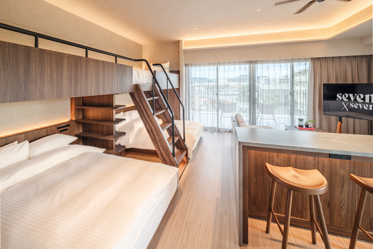 「スタンダードバンク 」（1泊1室 2万5800円〜／44㎡・定員4名　※44㎡のうちバルコニー8㎡）