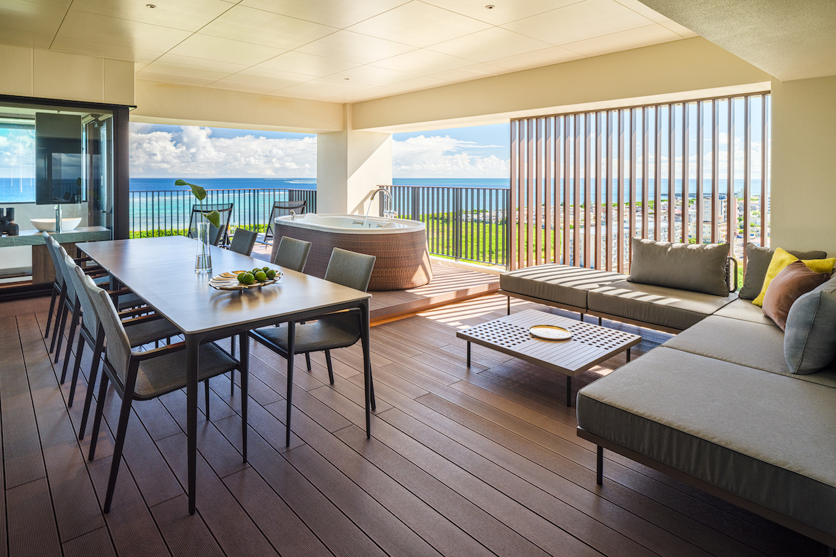 「ザ・セブン オーシャンスイート」（1泊1室24万9000円〜／236㎡・定員6名）