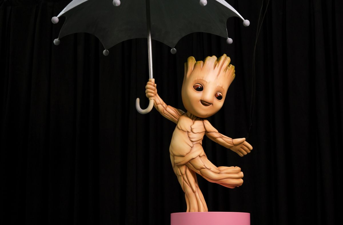 アトラクションに登場するグルート