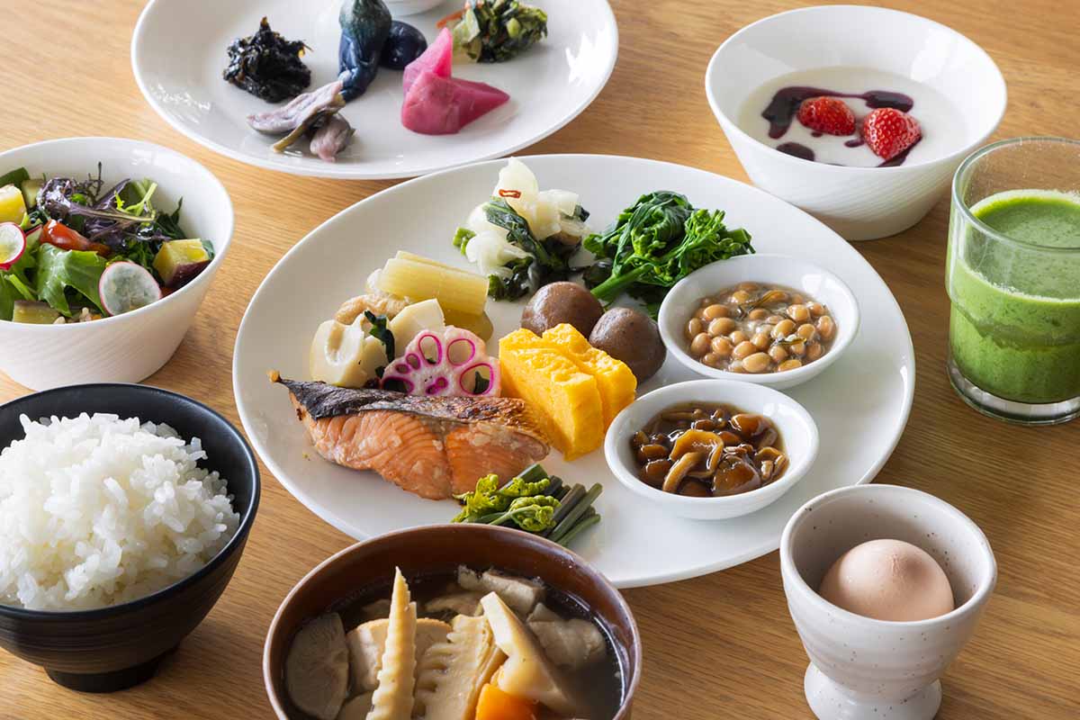 彩りも美しい、さまざまな種類のおかずが楽しめる！