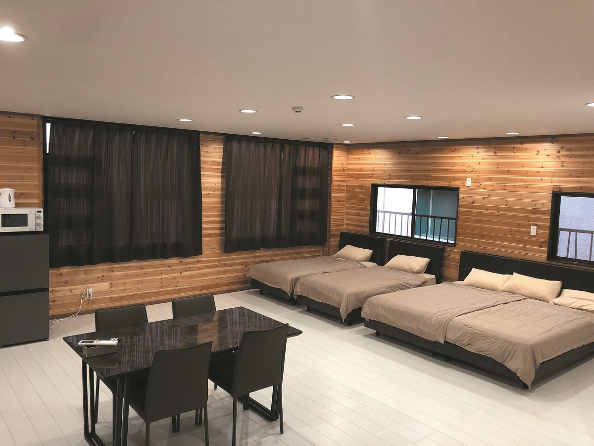 4.5畳、6畳、8畳と多彩な部屋が用意されています