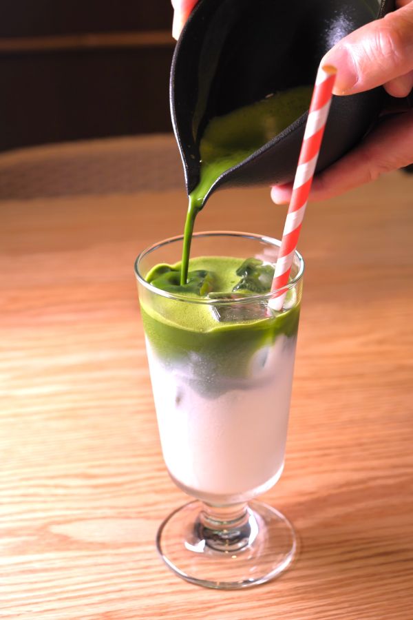 抹茶ラテ850円