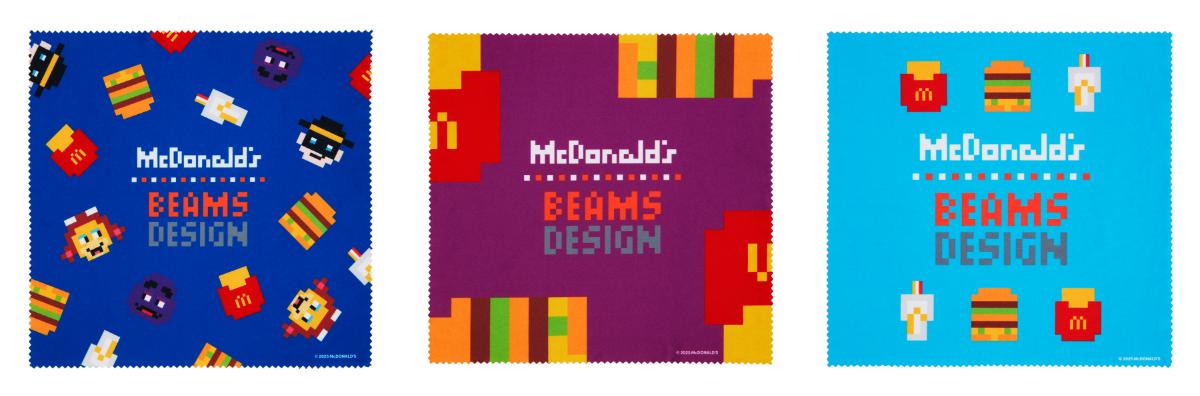 「クリーナークロス」サイズ：幅22×高さ22cm ※いずれか1個が入っています。デザインは選べません。