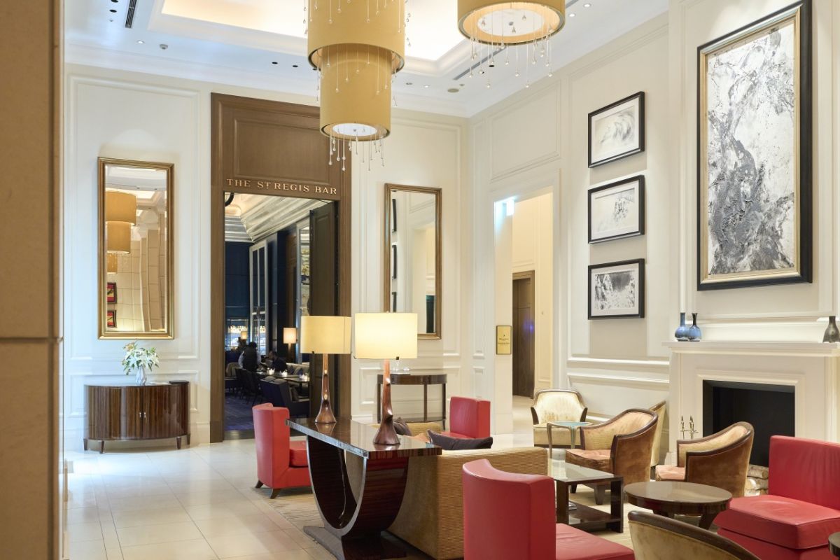 開放感あふれるロビー