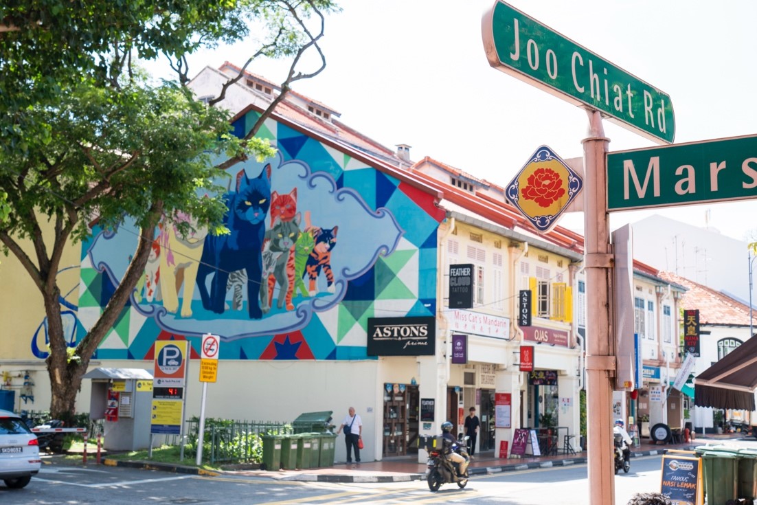 ジョー・チャット・ロードのウォールアート