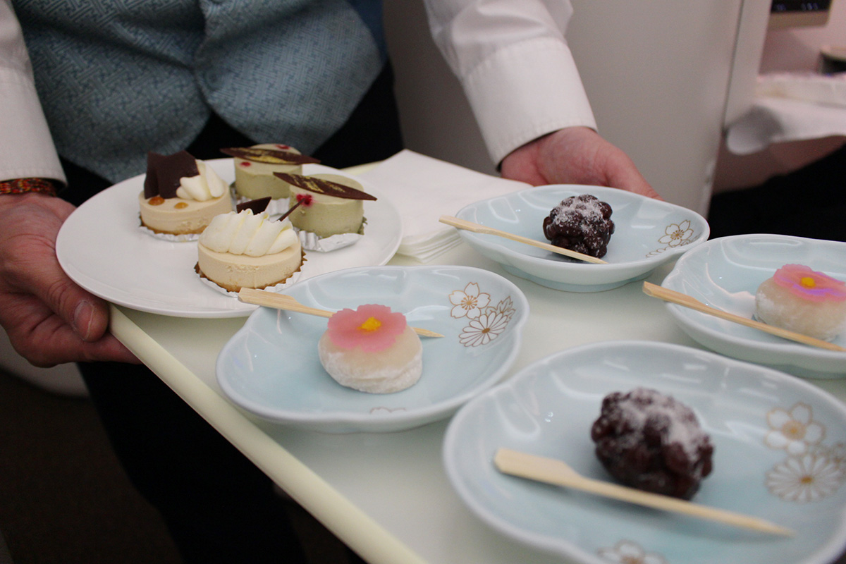 デザートも好きなものを選べる