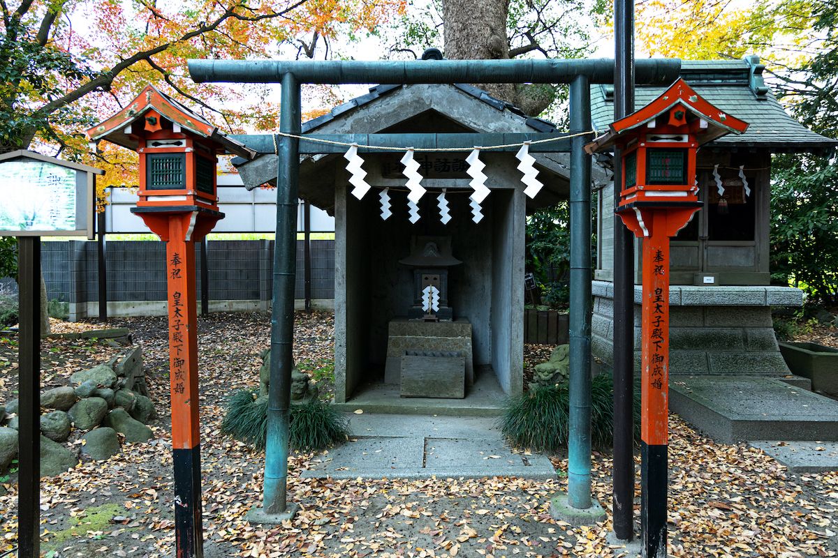 信濃の諏訪大社の大神である建御名方神を祭る「諏訪社」