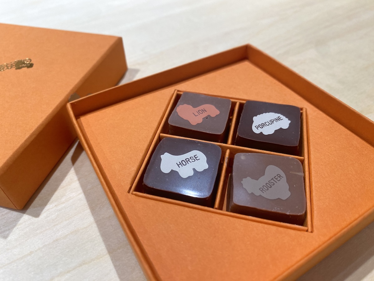 「ボンボンショコラ（4種）」3500円