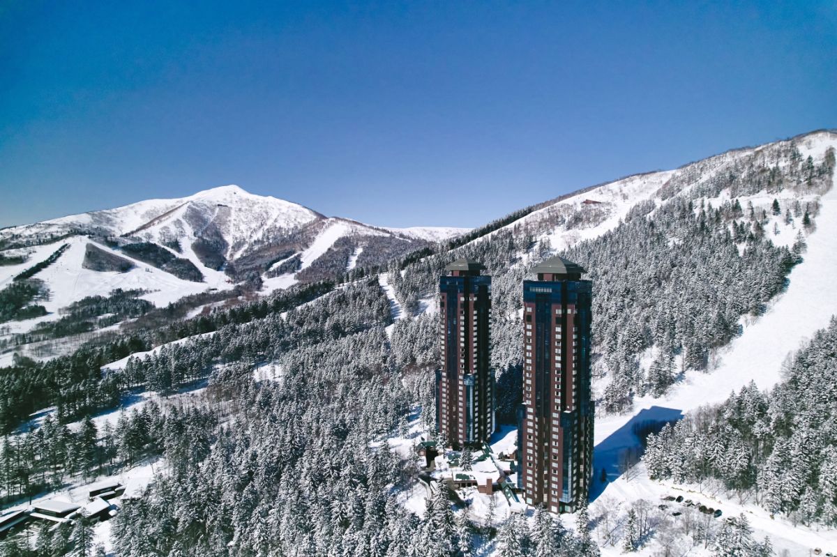 冬のトマム全景