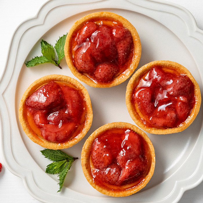 「あまおう苺のチーズケーキタルト」5個入り 4212円 ※送料込み（賞味期限：冷凍30日）