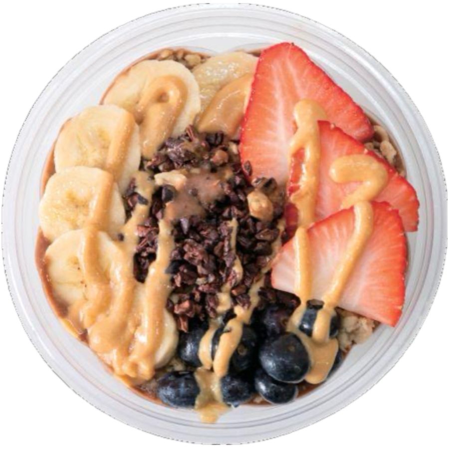 カカオ・ピーナツ バター・バナナボウル ＄1 4 . 9 8 ~