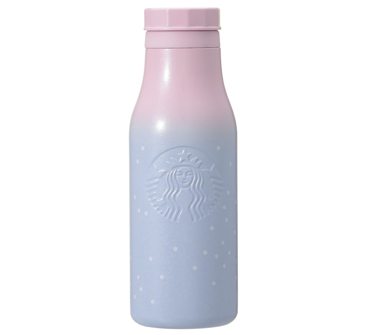 「ステンレスロゴボトルグラデーションブルーピンク」473ml 5450円