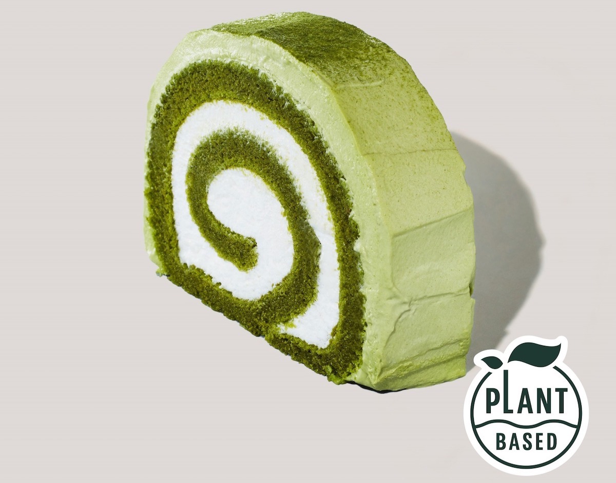 「抹茶の米粉ロールケーキ」445円