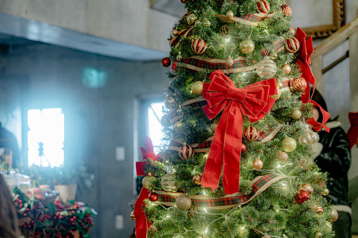 訪れた時期が12月だったので店内はクリスマスムード一色に。