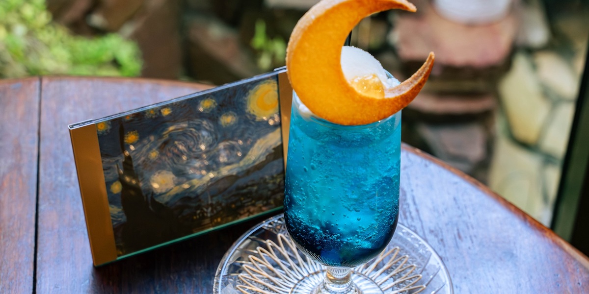 夜空 クリームソーダ ホイップクリーム 原画 アー 飲み物アート ゆる