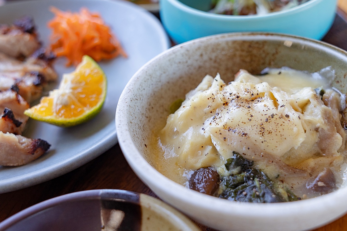 豆乳和風グラタン（米粉使用でグルテンフリー）