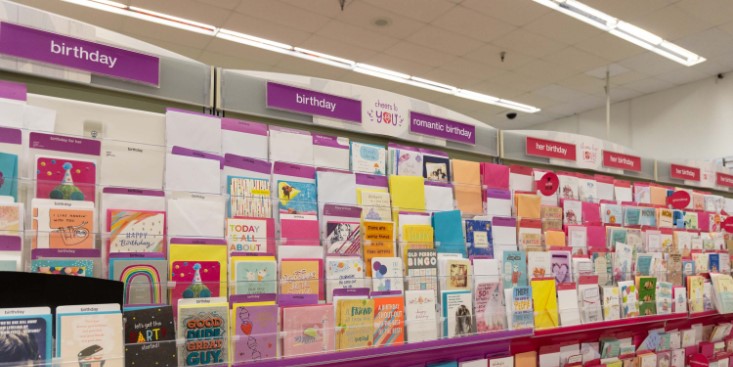 Kマートのペーパーグッズ売り場