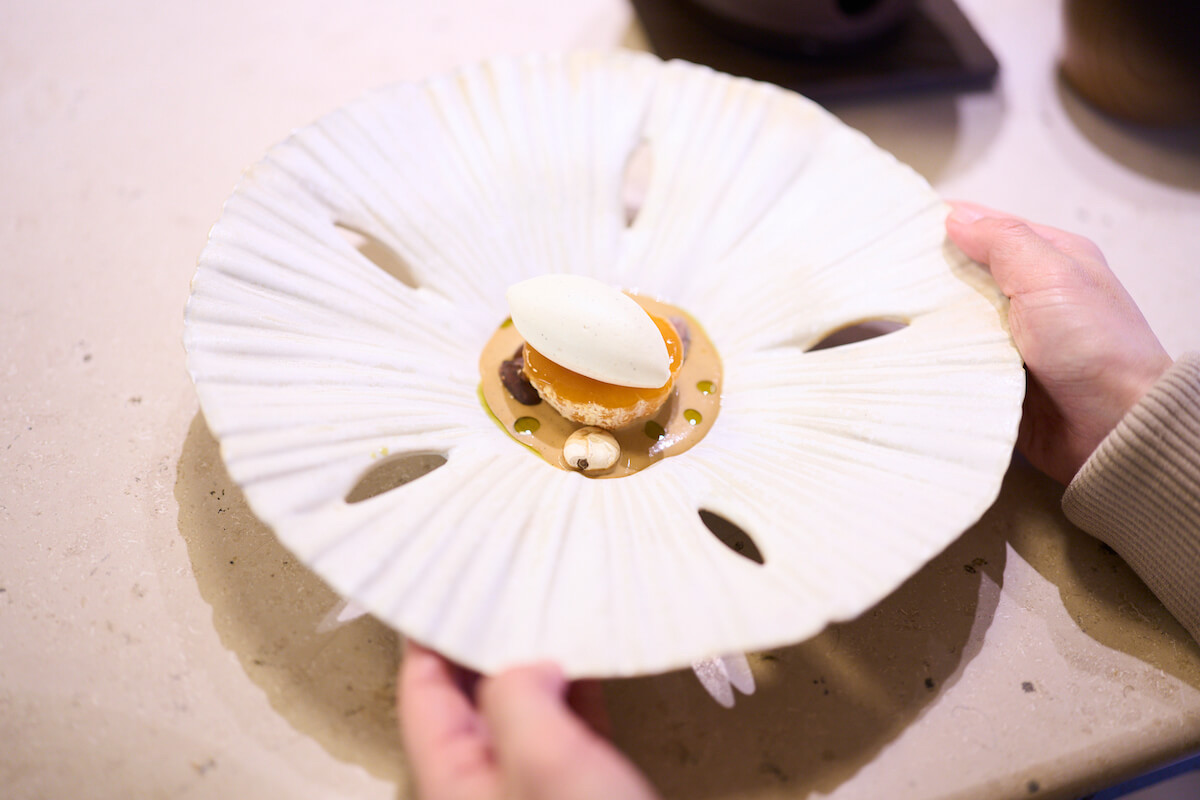 皿盛りデザート「『nibから』という名のひと皿」