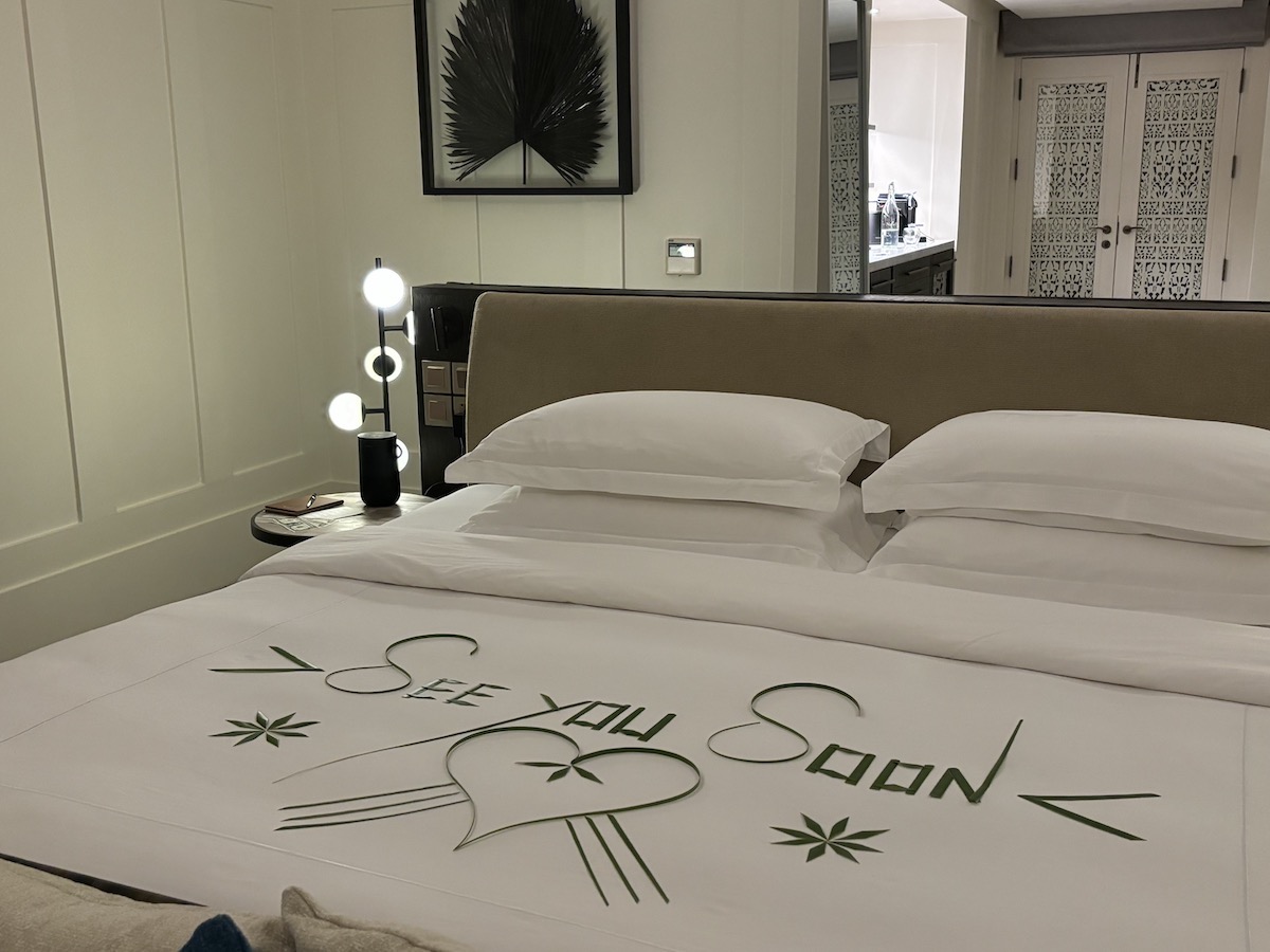 最終日のベッドメイク（本当にまたすぐ戻りたくなった…！涙）