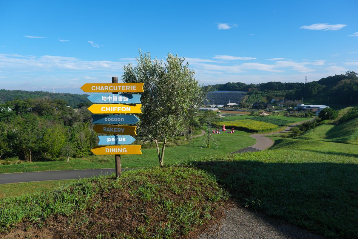 案内版に沿って場内散策