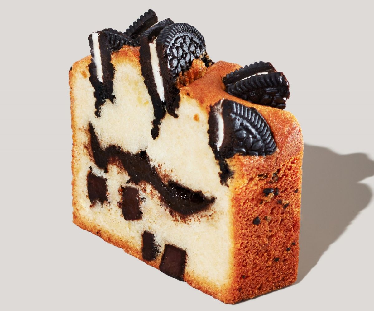 「クッキーとチョコレートのパウンドケーキ」390円