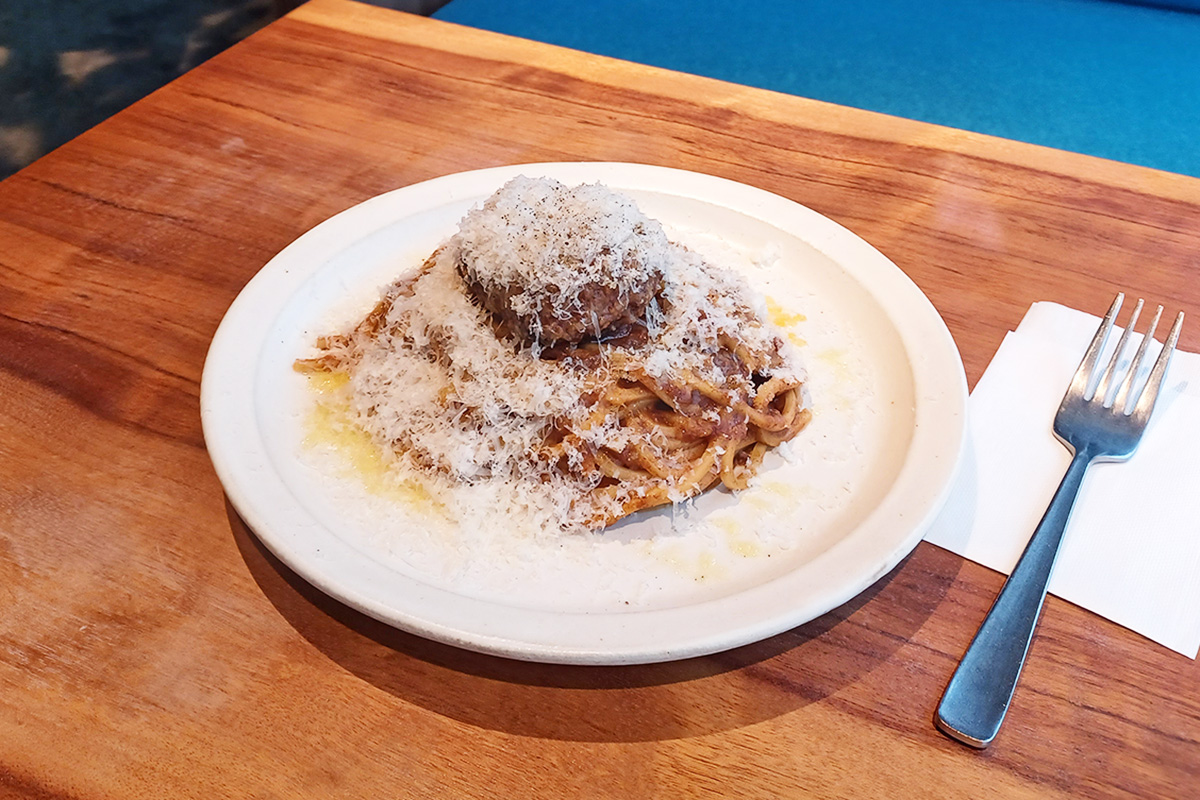 「国産牛のボロネーゼ」1480円