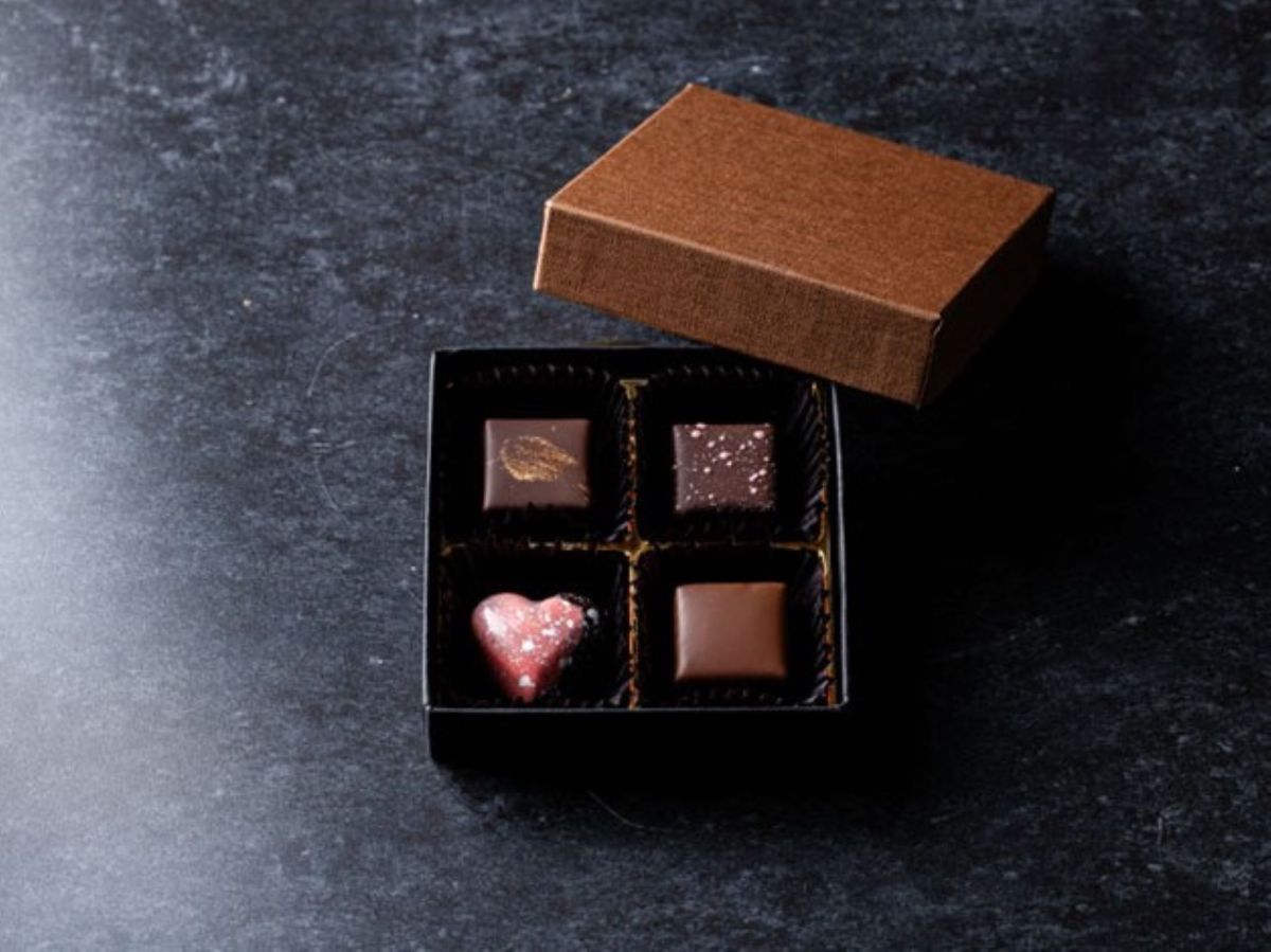 「ビナショコラ（4個入）」1690円／ショコラトリー サンドグラス ＜イーストヤード地下3F 期間限定SHOP＞ 